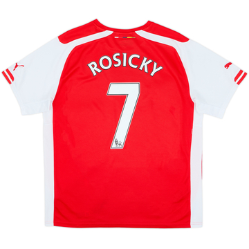 2014-15 Arsenal Home Shirt Rosicky #7 - 8/10 - (L)
