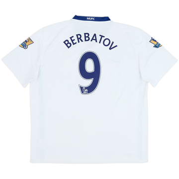 2008-10 Manchester United Away Shirt Berbatov #9 - 7/10 - (XL)