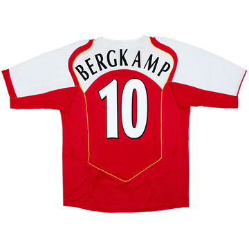 2004-05 Arsenal Home Shirt Bergkamp #10 - 7/10 - (L)