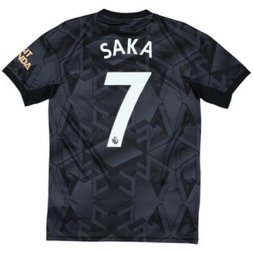 2022-23 Arsenal Away Shirt Saka #7 - 10/10 - (XS)