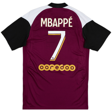 2020-21 Paris Saint-Germain Third Shirt Mbappe #7 - 6/10 - (S)
