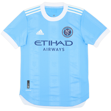 2021-22 New York City Authentic Home Shirt - 9/10 - (S)