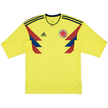 2018-19 Colombia Home L/S Shirt - 8/10 - (M)