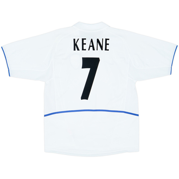 2002-03 Leeds United Home Shirt Keane #7 - 8/10 - (M)