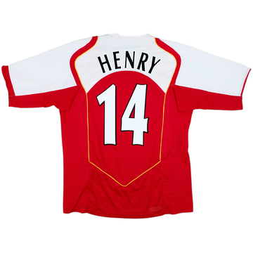 2004-05 Arsenal Home Shirt Henry #14 - 6/10 - (L)