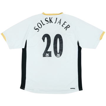 2006-08 Manchester United Away Shirt Solskjaer #20 - 5/10 - (XL)