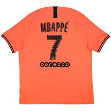 2019-20 Paris Saint-Germain Authentic Away Shirt Mbappe #7 - 8/10 - (XL)