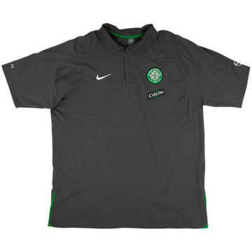 2005-06 Celtic Nike 1/4 Zip Polo Shirt - 8/10 - (XXL)