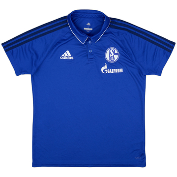 2017-18 Schalke adidas Polo Shirt - 10/10 - (L)