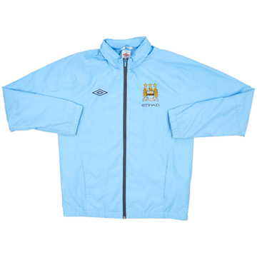 2011-12 Manchester City Umbro Hooded Rain Jacket - 8/10 - (M)