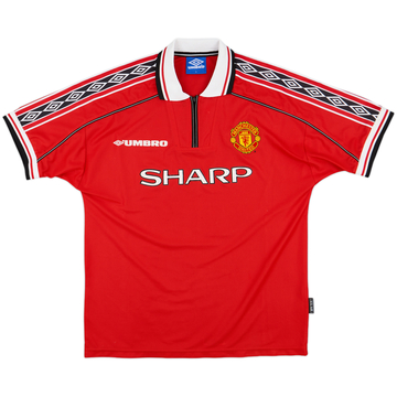 1998-00 Manchester United Home Shirt - 5/10 - (L)