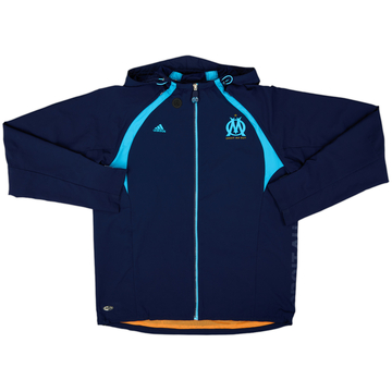 2007-08 Olympique Marseille adidas Hooded Track Jacket - 8/10 - (L)