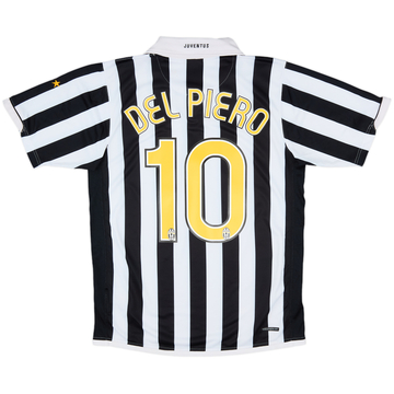 2006-07 Juventus Home Shirt Del Piero #10 - 8/10 - (M)