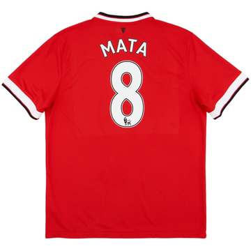2014-15 Manchester United Home Shirt Mata #8 - 9/10 - (L)