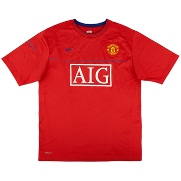 2008-09 Manchester United Nike Training Shirt - 9/10 - (L)