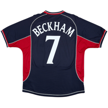 2000-01 Manchester United Third Shirt Beckham #7 - 9/10 - (L)