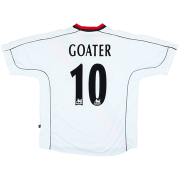 2002-03 Manchester City Away Shirt Goater #10 - 9/10 - (L)