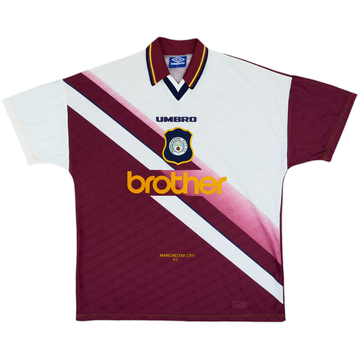 1996-97 Manchester City Away Shirt - 8/10 - (XL)