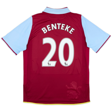 2012-13 Aston Villa Home Shirt Benteke #20 - 6/10 - (M)