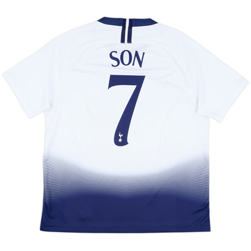 2018-19 Tottenham Home Shirt Son #7 - 8/10 - (XL)