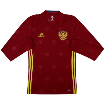 2016-17 Russia Player Issue Home L/S Shirt - 7/10 - (S)