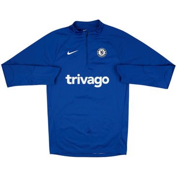 2022-23 Chelsea Nike 1/4 Zip Drill Top - 7/10 - (S)