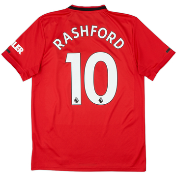 2019-20 Manchester United Home Shirt Rashford #10 - 6/10 - (M)