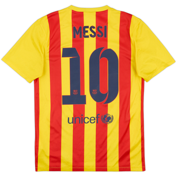 2013-15 Barcelona Basic Away Shirt Messi #10 - 7/10 - (S)