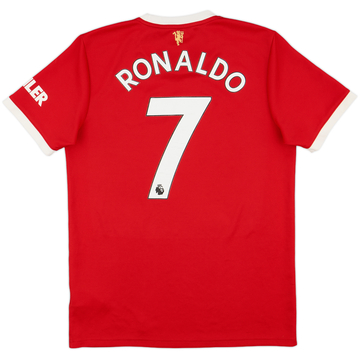 2021-22 Manchester United Home Shirt Ronaldo #7 - 6/10 - (M)