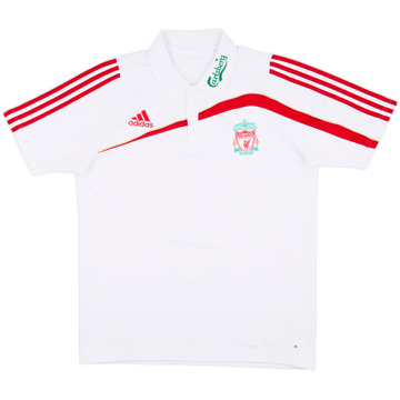 2009-10 Liverpool adidas Polo Shirt - 8/10 - (L)