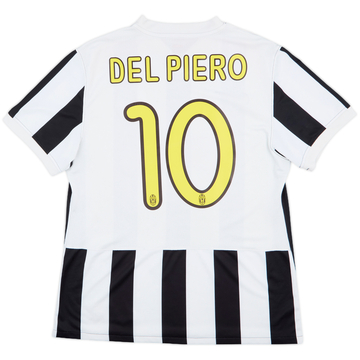 2008-09 Juventus European Player Issue Home Shirt Del Piero #10 - 6/10 - (L)