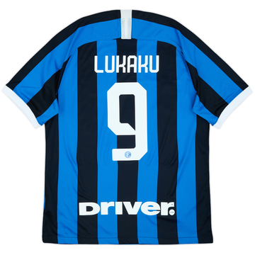 2019-20 Inter Milan Home Shirt Lukaku #9 - 8/10 - (L)
