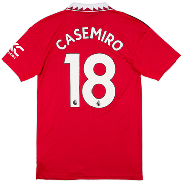 2022-23 Manchester United Home Shirt Casemiro #18 - 5/10 - (S)