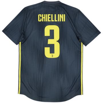 2018-19 Juventus Player Issue Third Shirt Chiellini #3 (M)