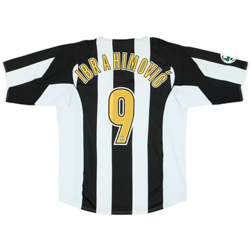 2004-05 Juventus Home Shirt Ibrahimovic #9 - 8/10 - (L)