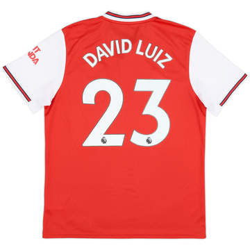 2019-20 Arsenal Home Shirt David Luiz #23 - 6/10 - (L)