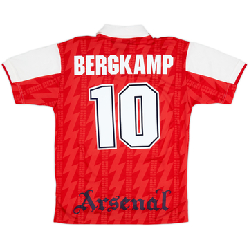 1994-96 Arsenal Home Shirt Bergkamp #10 - 8/10 - (M)
