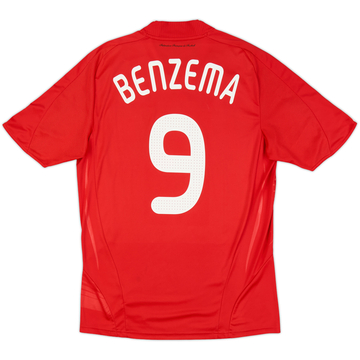 2007-08 France Away Shirt Benzema #9 - 7/10 - (L)