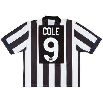 1991-93 Newcastle Home Shirt Cole #9 - 8/10 - (XL)