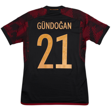 2022-23 Germany Away Shirt Gundogan #21 - 10/10 - (S)