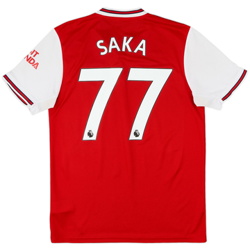 2019-20 Arsenal Home Shirt Saka #77 - 6/10 - (M)