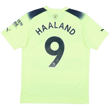 2022-23 Manchester City Third Shirt Haaland #9 - 8/10 - (M)