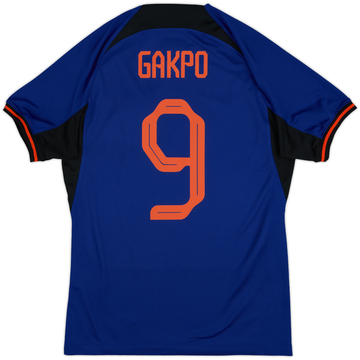 2022-23 Netherlands Away Shirt Gakpo #9 - 10/10 - (S)