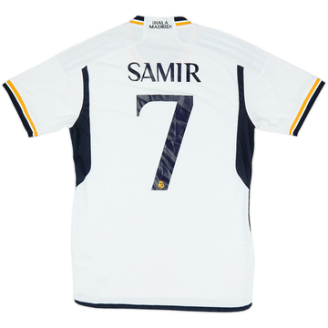 2023-24 Real Madrid Authentic Home Shirt Samir #7 - 8/10 - (M)