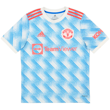 2021-22 Manchester United Away Shirt - 6/10 - (L.Boys)
