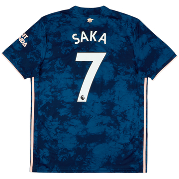 2020-21 Arsenal Third Shirt Saka #7 - 8/10 - (L)