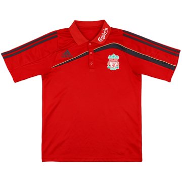 2009-10 Liverpool adidas Polo Shirt - 7/10 - (M)