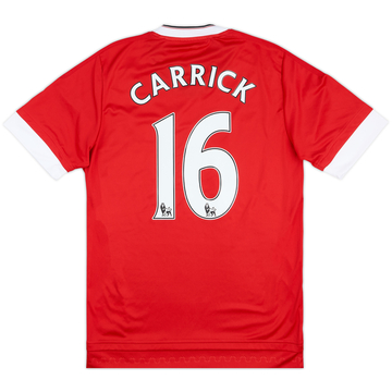 2015-16 Manchester United Home Shirt Carrick #16