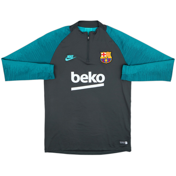 2019-20 Barcelona Nike 1/4 Zip Drill Top - 9/10 - (M)