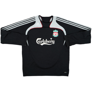 2008-09 Liverpool adidas Sweat Top - 6/10 - (L)